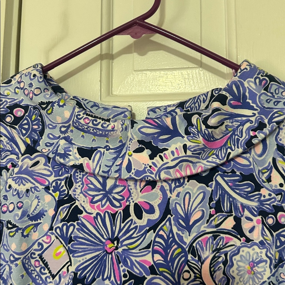 Lilly Pulitzer long sleeve cotton mini dress size medium - Picture 2 of 4